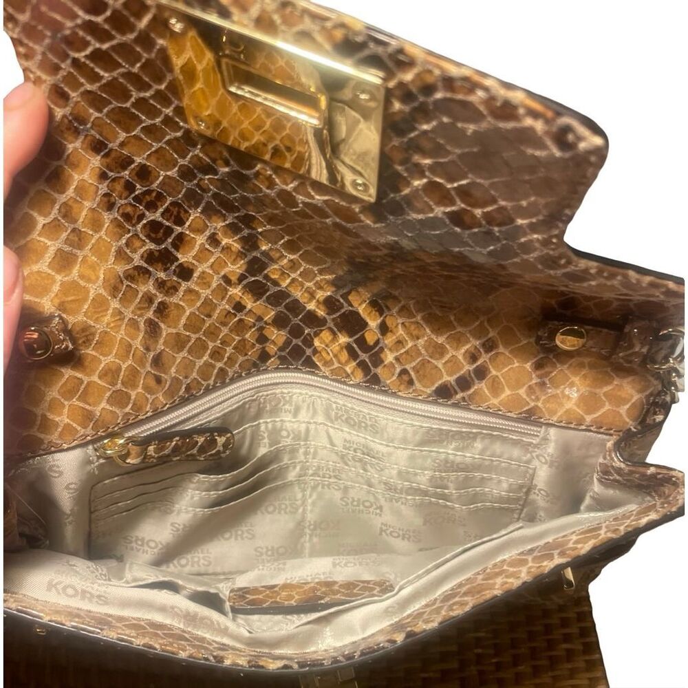 Michael Kors Python Shoulder Bag/Clutch - image 5